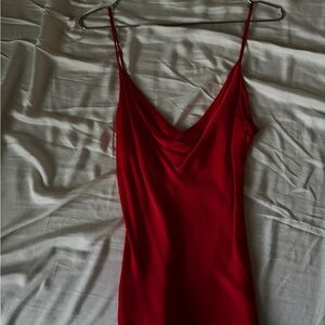 Zara Red Camisole Top